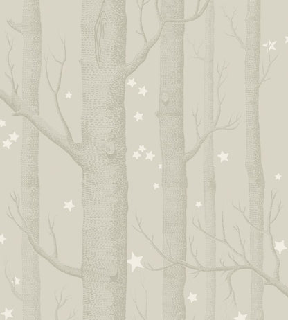 Woods & Stars Wallpaper by Cole & Son Grey