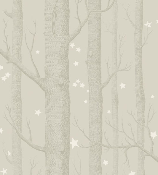 Woods & Stars Wallpaper by Cole & Son Grey