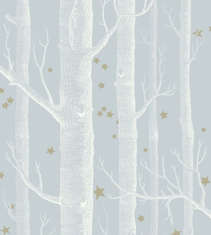 Woods & Stars Wallpaper by Cole & Son Powder Blue