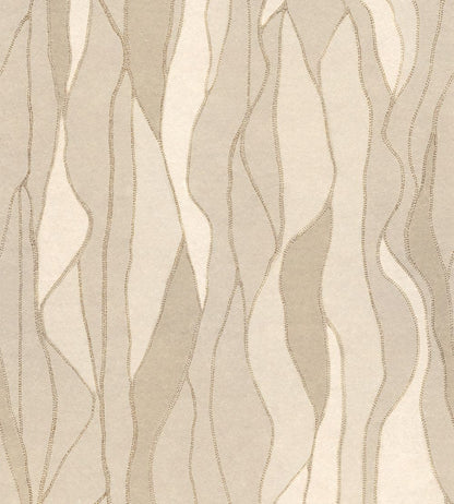 Collage Wallpaper by Coordonne Sand