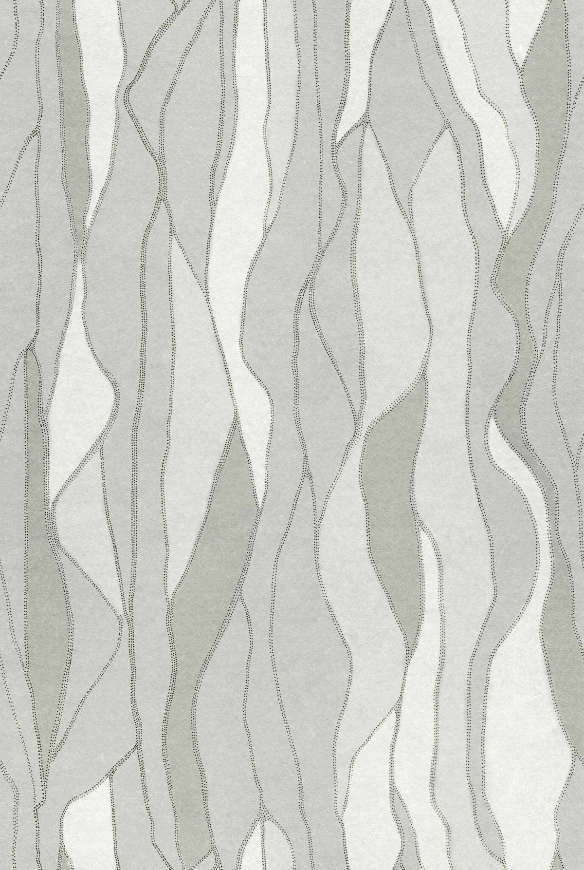 Collage fabric by Coordonné in Pearl, shown in a styled room