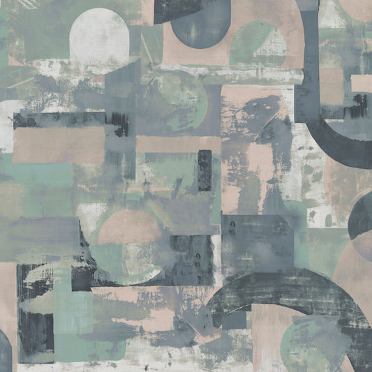 Collage Mural by Phillip Jeffries in Artistry Pink (PJ 5045)