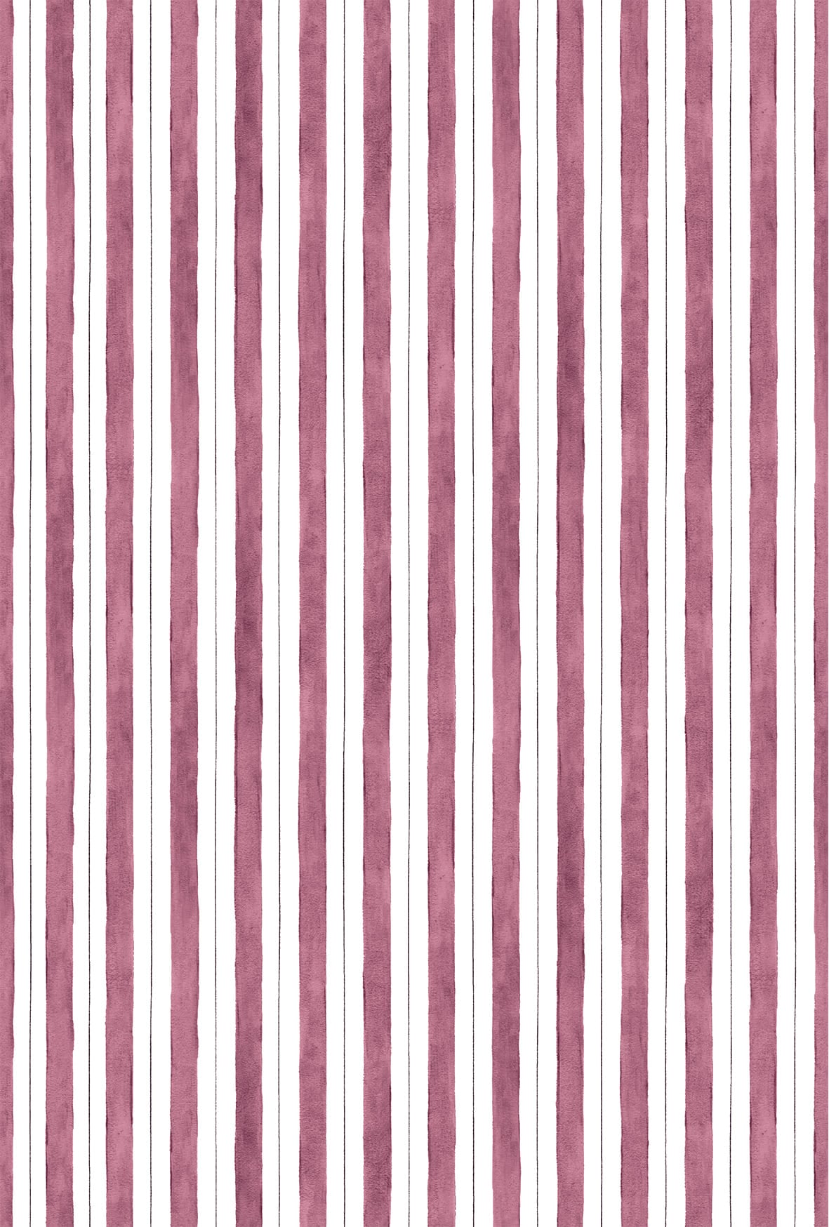 Colonial wallpaper by Coordonné in Cereza, flat pattern view