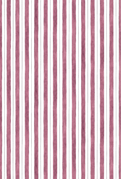 Colonial wallpaper by Coordonné in Cereza, flat pattern view