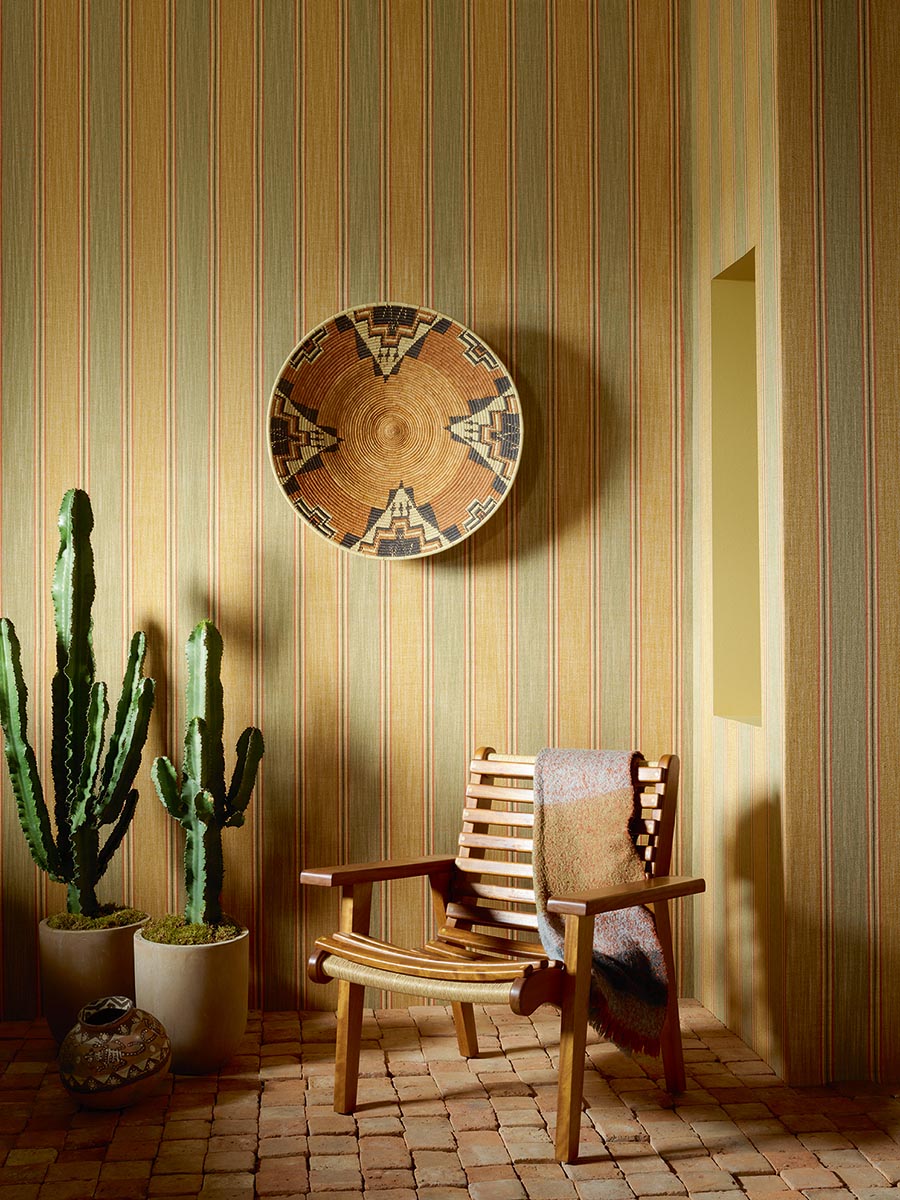Columbia Wallpaper by Pierre Frey shown in a room setting (view 1)