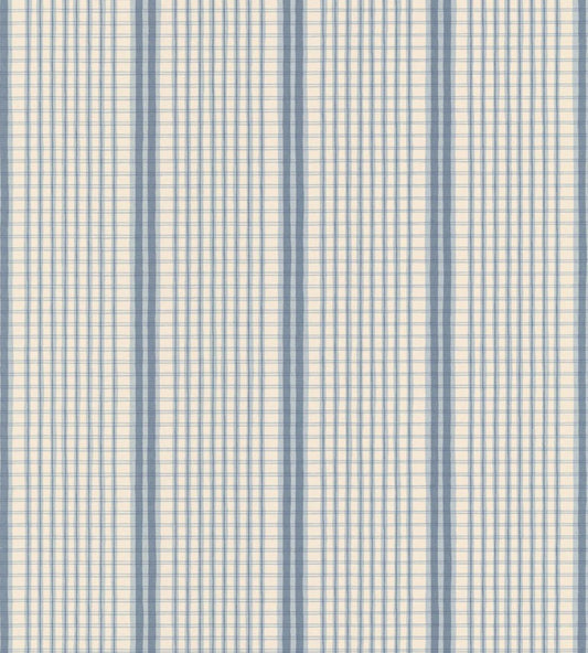 Como Wallpaper by Langelid Von Bromssen Faded Denim