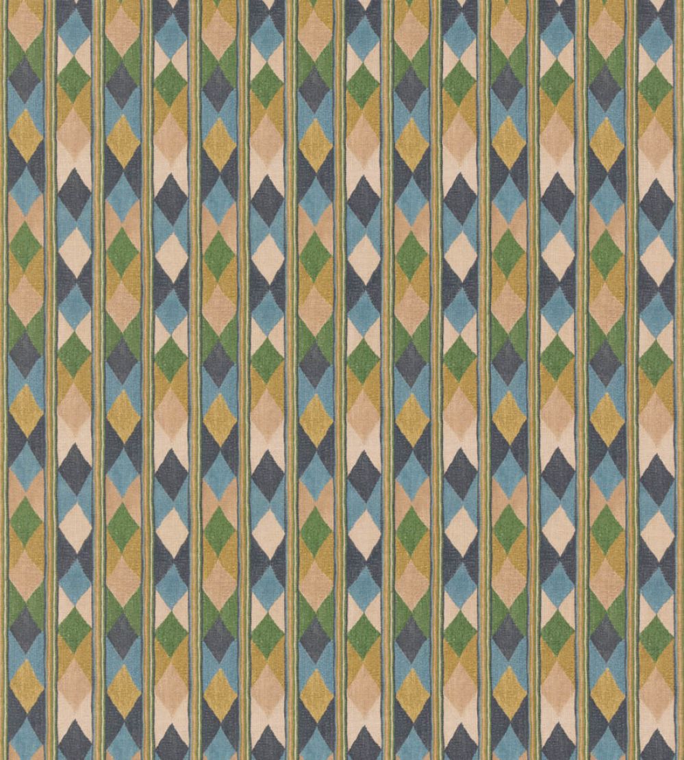 Compass Fabric by GP & J Baker Blue/Green