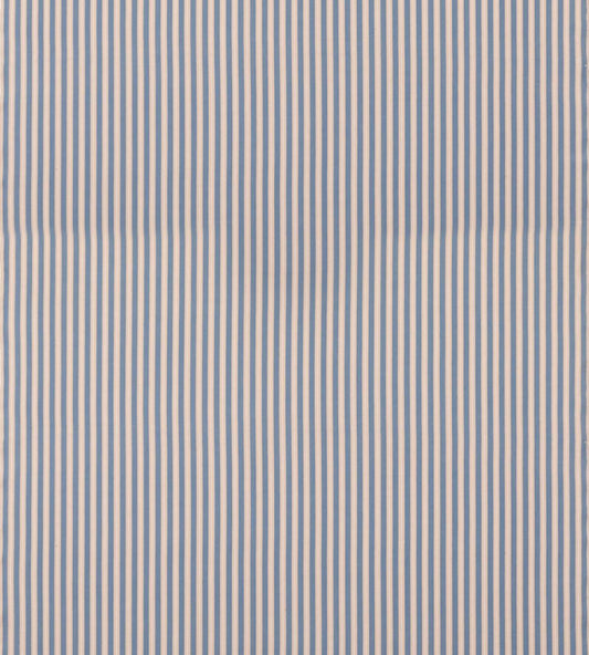 Compass Stripe Fabric by Mulberry Home Blue
