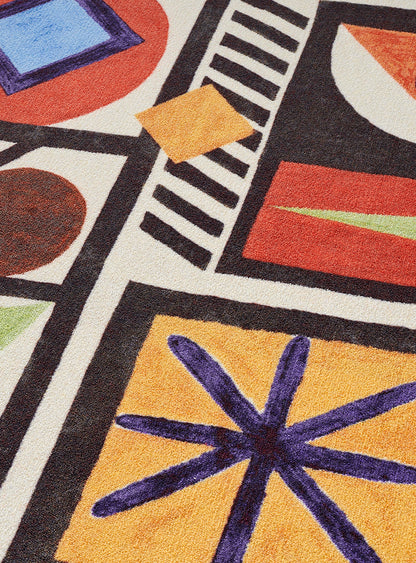 Composition Geometrique Broadloom Carpet by Pierre Frey shown in a room setting (view 2)