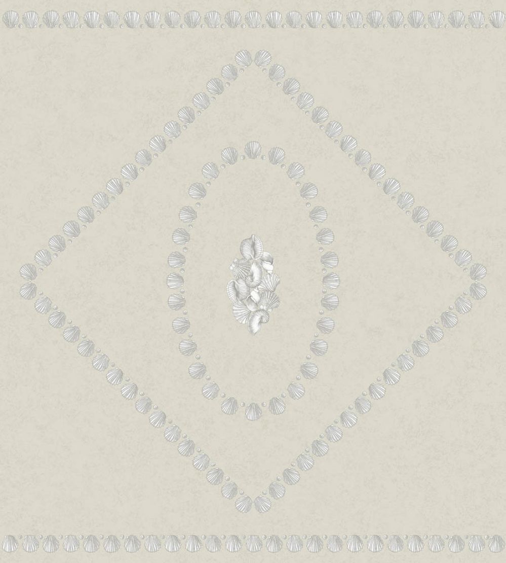 Conchiglie Wallpaper by Cole & Son Pearl on Parchment