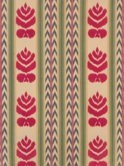 Concini Fabric by Le Manach in Fleur Rouge (L4201001)