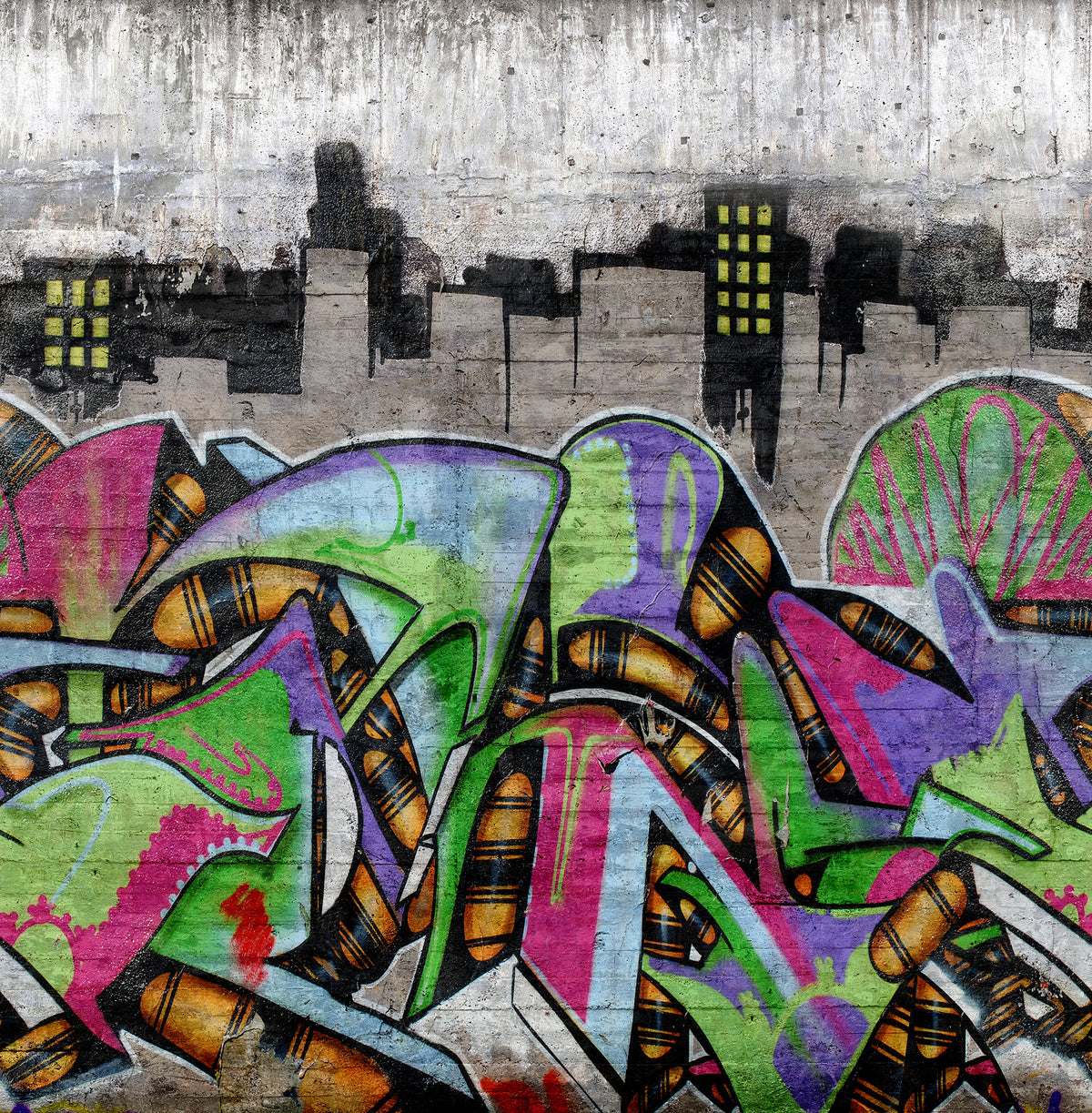 Concrete Art Original mural by Rebel Walls