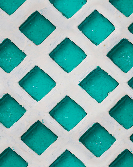 Concrete Patch Turquoise wallpaper by MINDTHEGAP