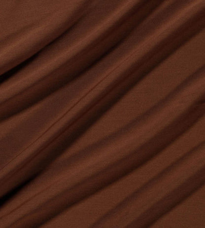 Connaught Silk Fabric by James Hare Russet