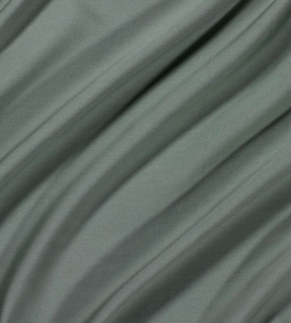 Connaught Silk Fabric by James Hare Smoke Green