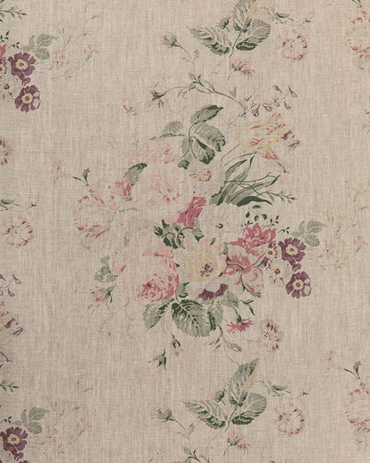 Constance Multi on Natural fabric by Cabbages & Roses