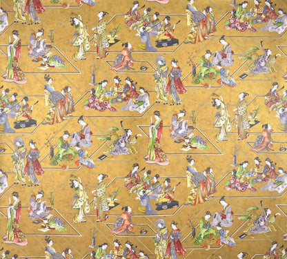 Conte Merveilleux Wallpaper by Pierre Frey in Or (FP060001)