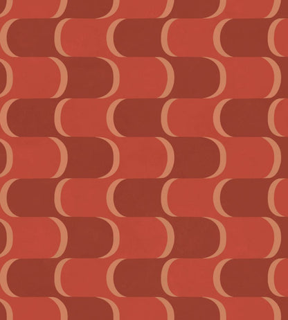 Copacabana Wallpaper by Tres Tintas Terracotta