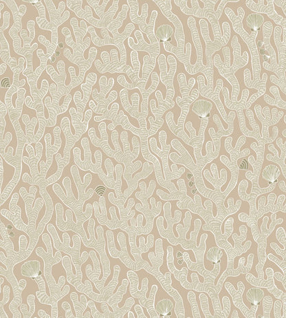 Coral Wallpaper by Josephine Munsey Edge Sand
