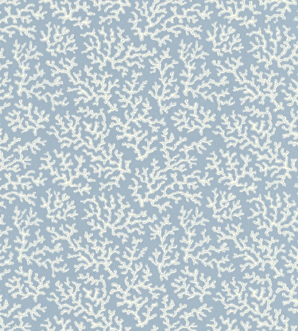 Coral Wallpaper by Langelid Von Bromssen Faded Denim
