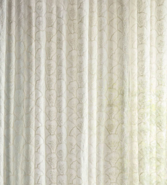 Coral Mount Fabric by Sanderson Seaspray White