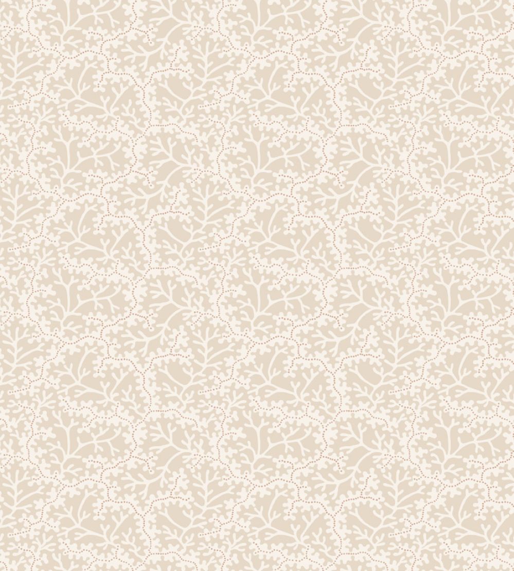 Coral Wallpaper by Sandberg Beige