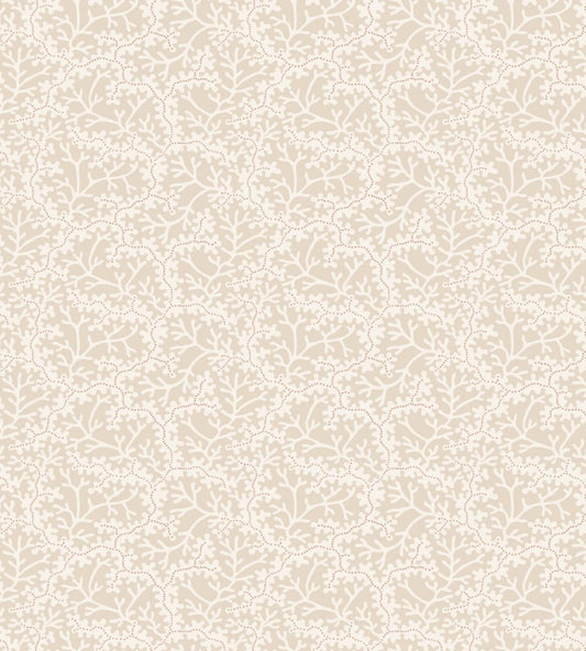 Coral Wallpaper by Sandberg Beige