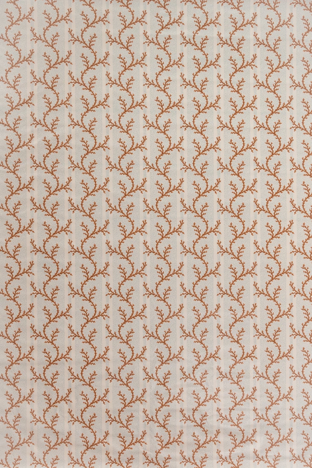 Coral Stripe Fabric by Jean Monro in Tobacco/Mineral