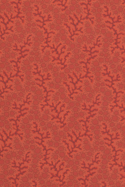Coralie Wallpaper by Jean Monro in Harissa