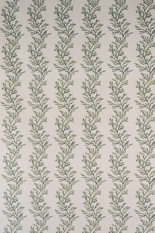 Corallo OUT Fabric by James Malone in Green (01)