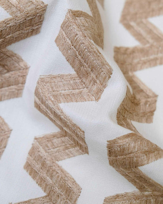 Cordal fabric by Coordonné in Arena, flat pattern view