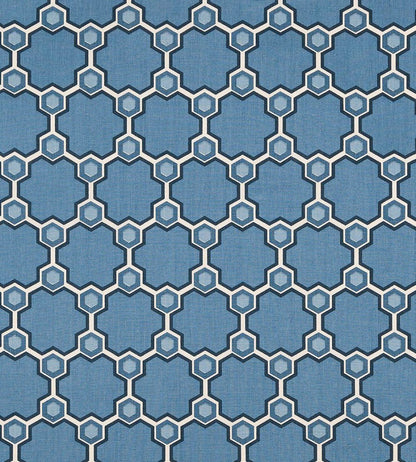 Cordoba Fabric by Vanderhurd Azul/Moonstone
