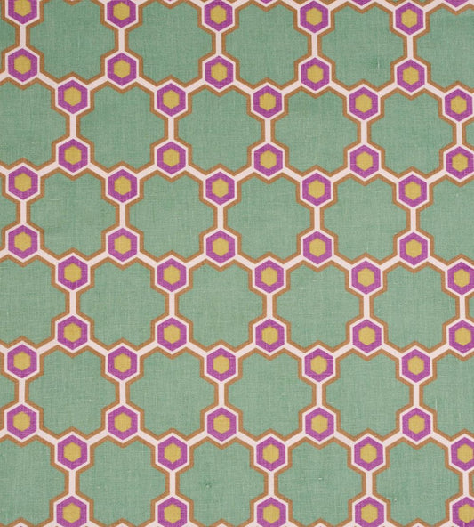 Cordoba Fabric by Vanderhurd Hollyhock/Moonstone