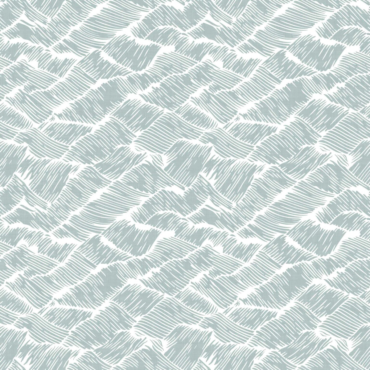 Core Auguste wallpaper by Coordonné in Aqua, flat pattern view