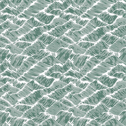 Core Auguste wallpaper by Coordonné in Forest, flat pattern view