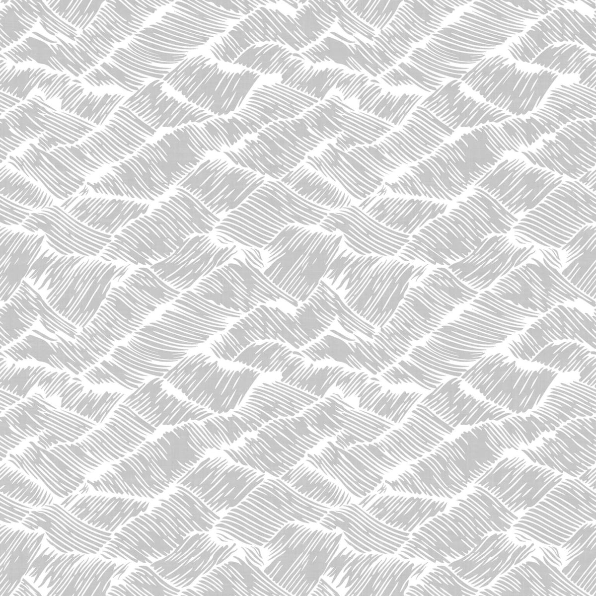 Core Auguste wallpaper by Coordonné in Silver, flat pattern view