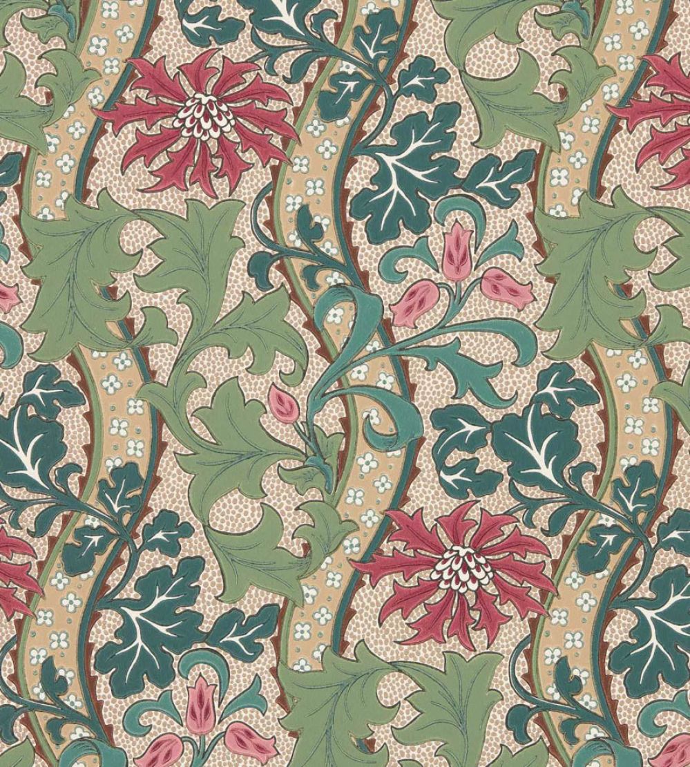 Cornflower Wallpaper by Morris & Co Madder/Forest