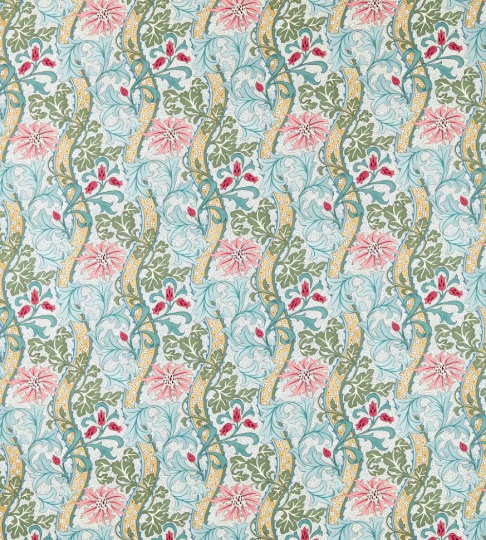 Cornflower Fabric by Morris & Co Rose/Woad