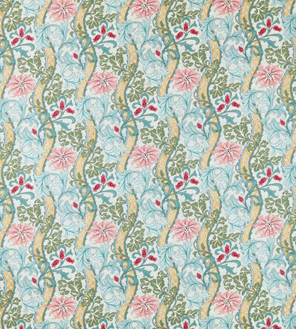 Cornflower Fabric by Morris & Co Rose/Woad