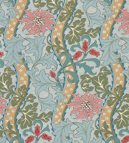 Cornflower Wallpaper by Morris & Co Rose/Woad