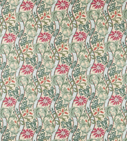 Cornflower Fabric by Morris & Co Russet/Forest