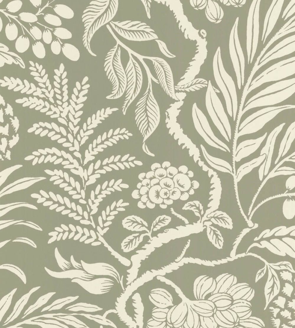 Cornucopia Wallpaper by Langelid Von Bromssen Khaki