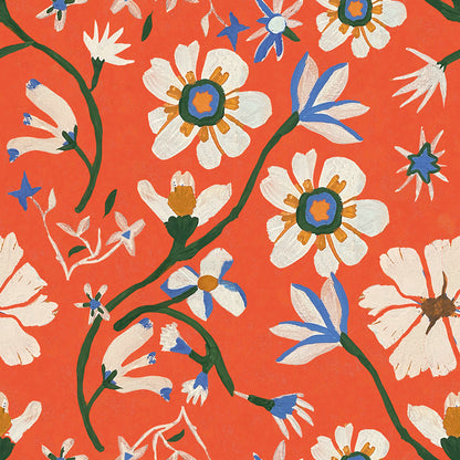 Corolle Coquelicot mural by Bien Fait