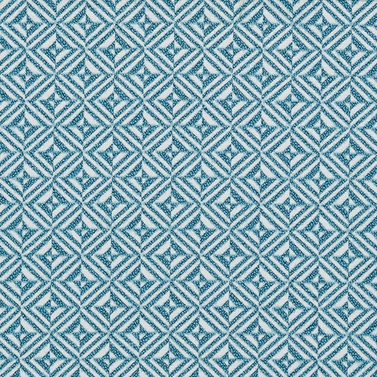 Coronado Aquamarine fabric by Clarke & Clarke