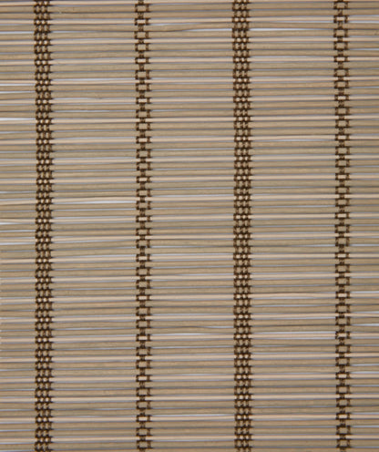 Coronado Grande Dunes natural woven shade swatch in Driftwood, Pinnacle B2266