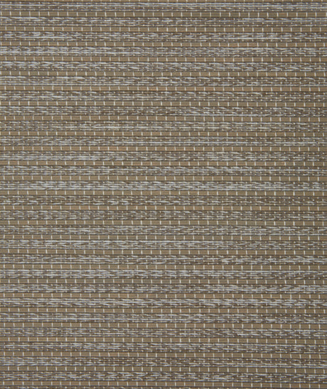 Coronado Miramar natural woven shade swatch in Dark Driftwood, Pinnacle BP2421