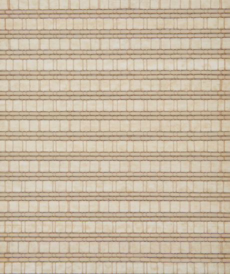 Coronado Navassa natural woven shade swatch in Summer Sand, Pinnacle B2327