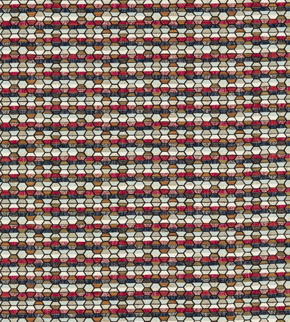 Cosmic Fabric by Clarke & Clarke Midnight/ruby