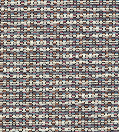 Cosmic Fabric by Clarke & Clarke Mineral/Raspberry