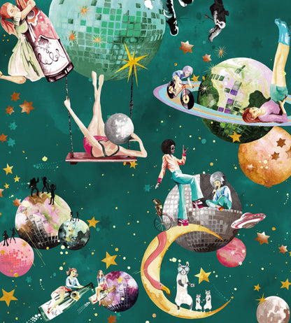 Cosmic Groove Wallpaper by Brand McKenzie Aurora